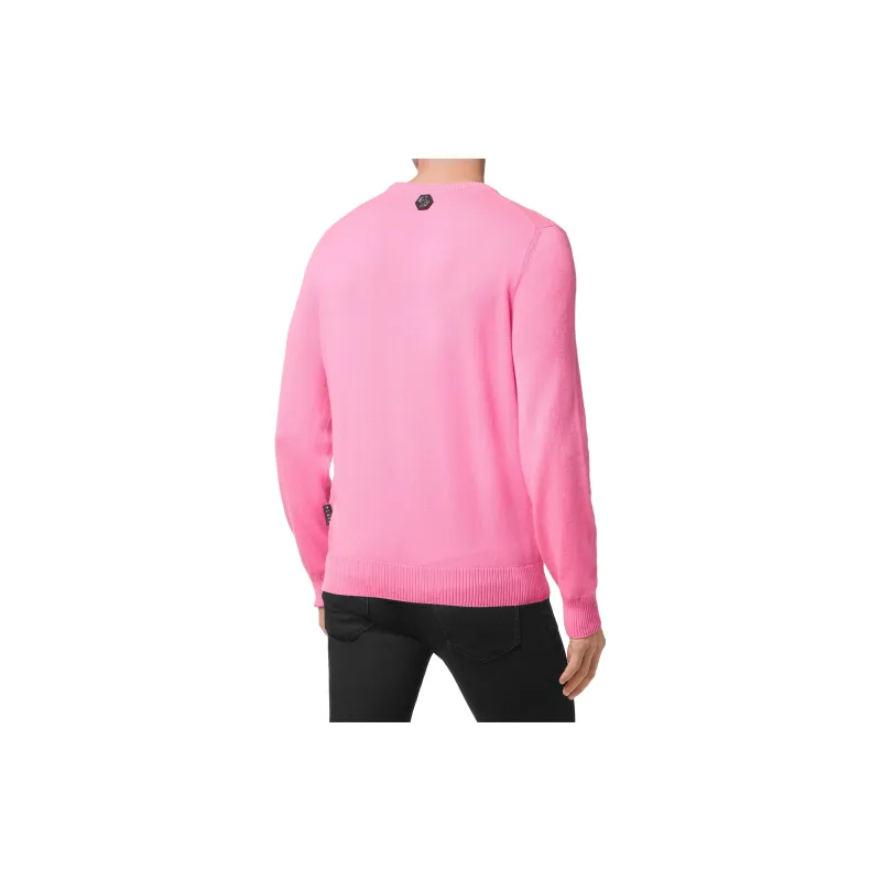 PHILIPP PLEIN Iconic Skull Crewneck Sweater-3
