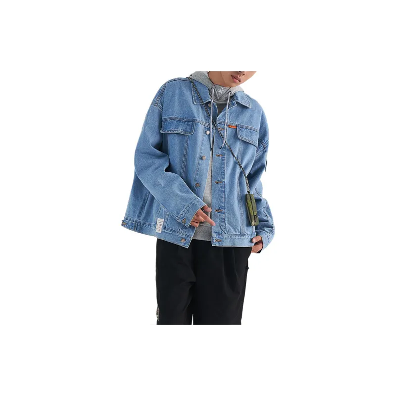 GOLDLION G+ Denim Jacket Men's Blue-1