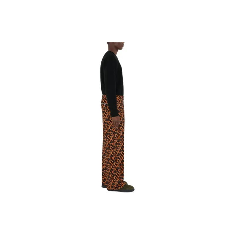 Burberry Fox-print Tailored Trousers-3