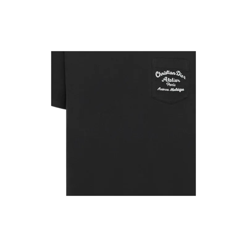 DIOR Quarterly New Products FW22 T Shirt Men's Black-5