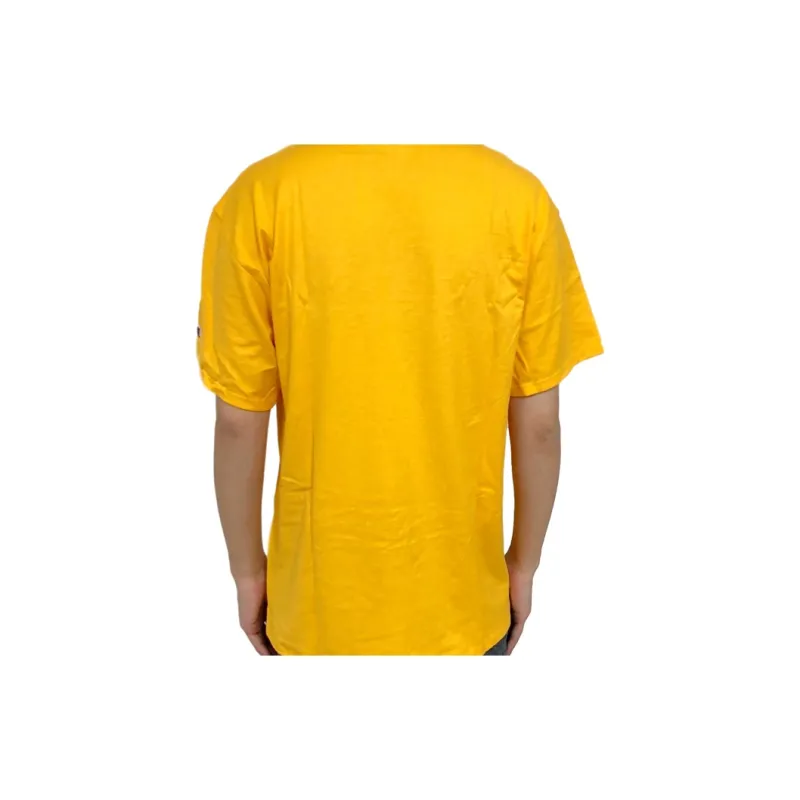 Champion Straight T Shirt US Version Unisex Yellow-3