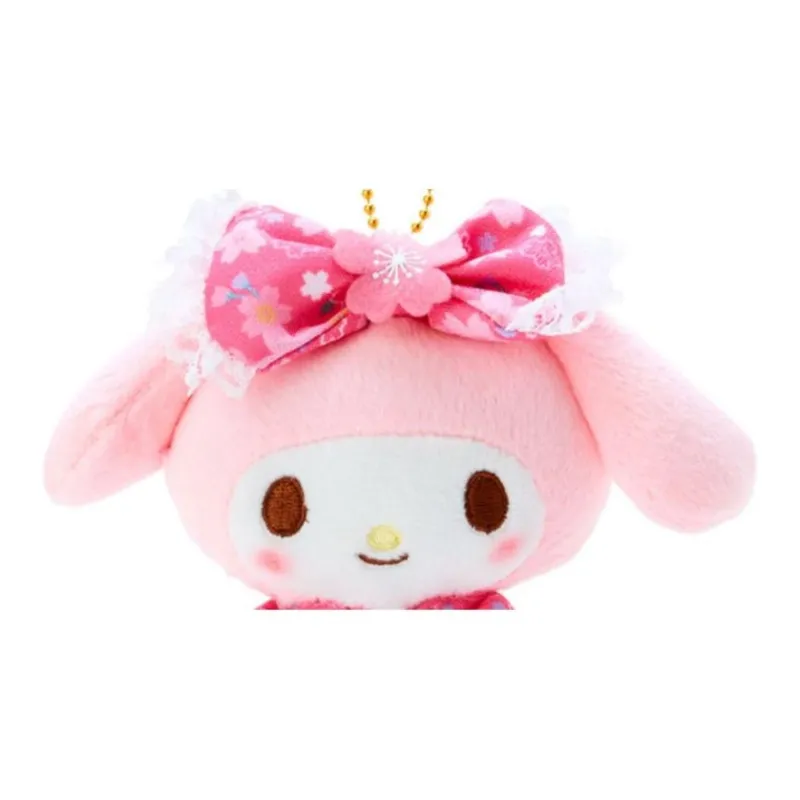 Sanrio My Melody Cherry Blossom Dolls Plush Pendant 13cm High-1