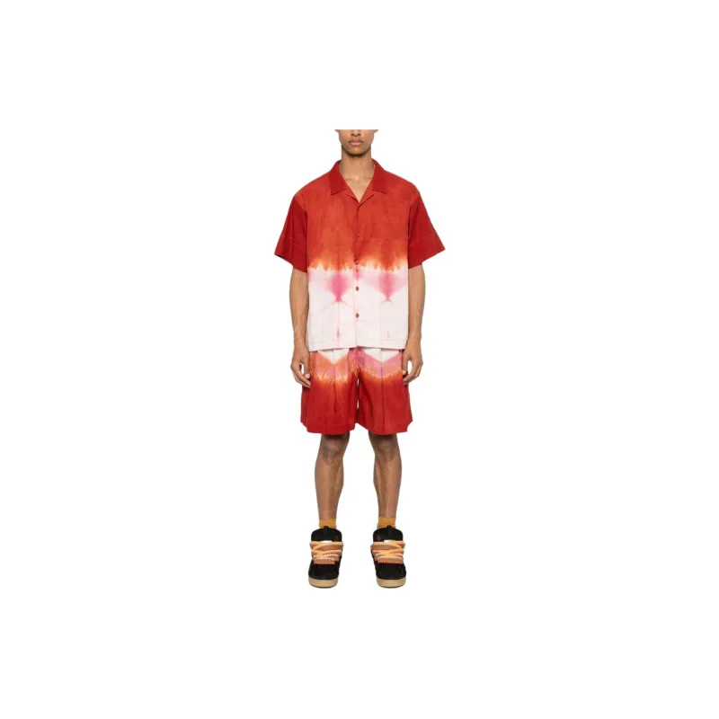 Story Mfg Bridge Grapefruit Clamp dye Shorts-2