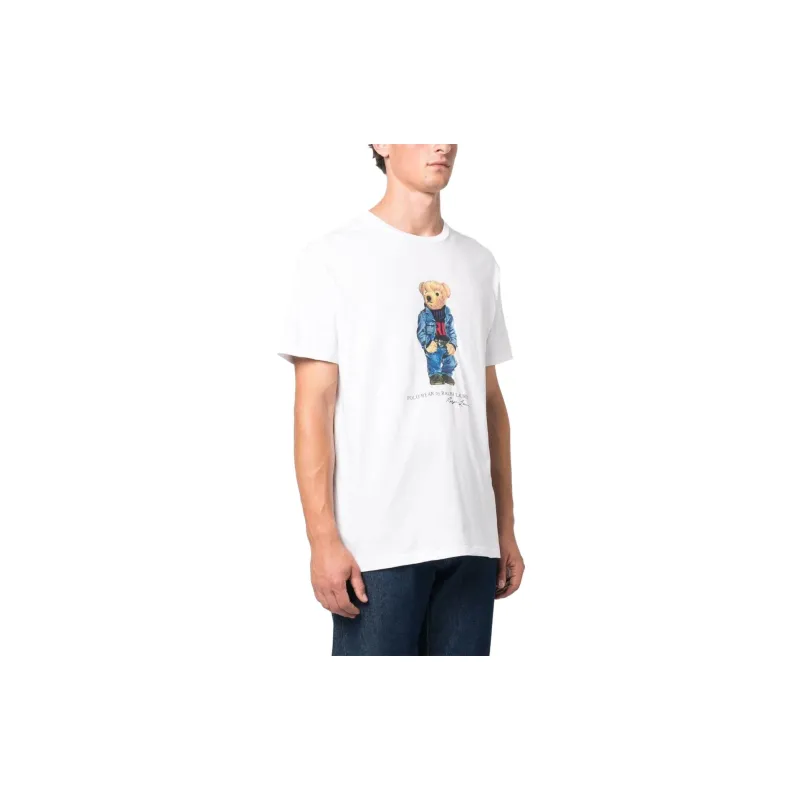 Polo Ralph Lauren T Shirts Men White-4