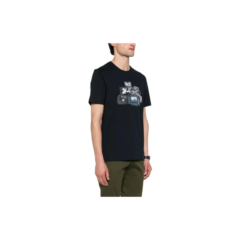 HUGO BOSS SS24 T Shirt Men's Blue-3