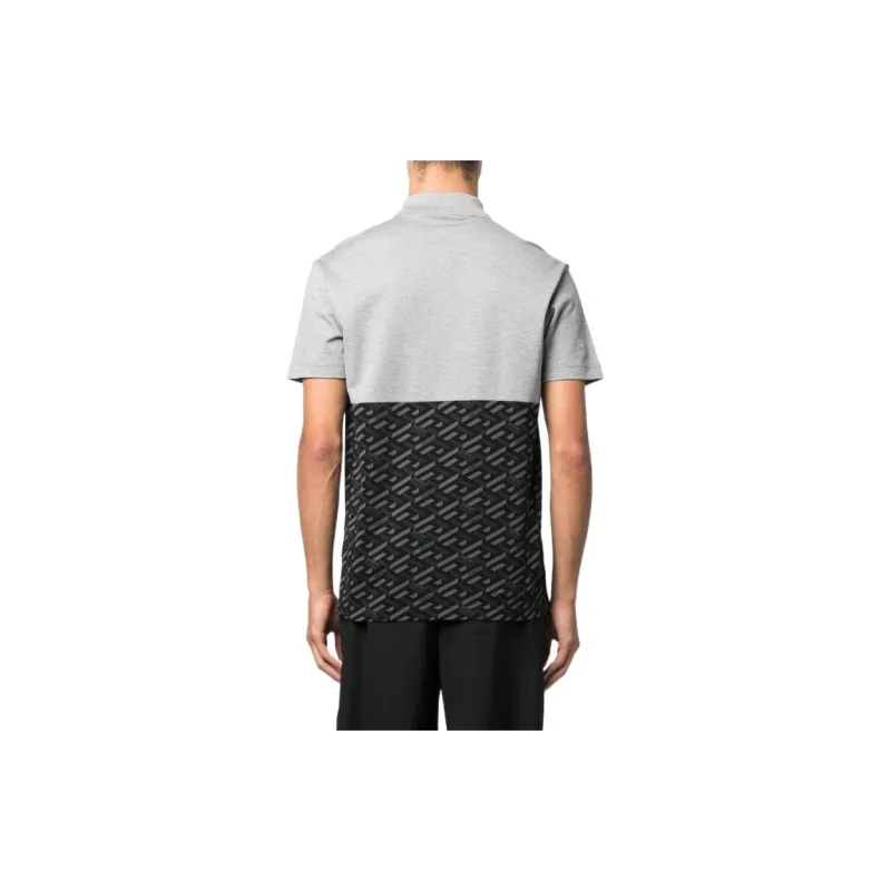 VERSACE Polo Shirts Men Black Gray Color-1