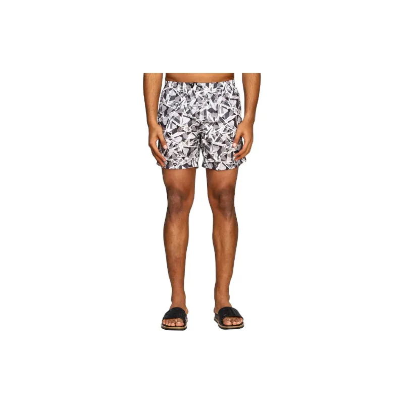 FENDI Geometric Print Swim Shorts-2