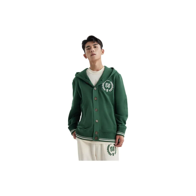 Mitchell Ness Jackets Unisex Green-4