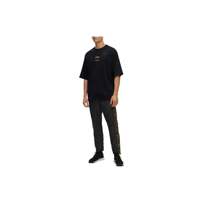 HUGO BOSS T Shirts Men Black-2