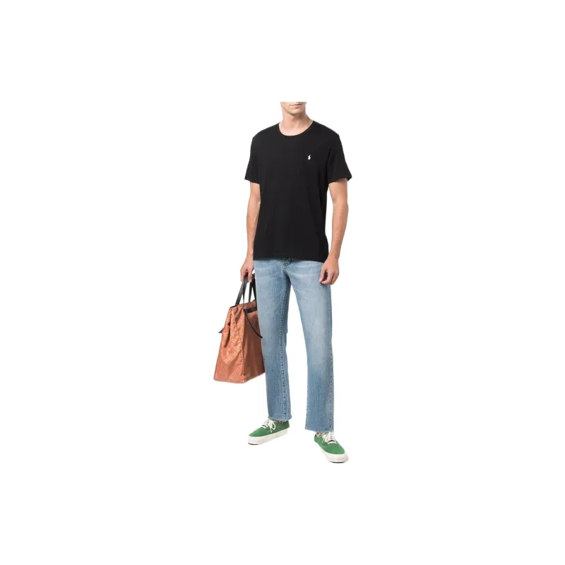 Polo Ralph Lauren Logo Embroidered Crew Neck Sleep Shirt-2