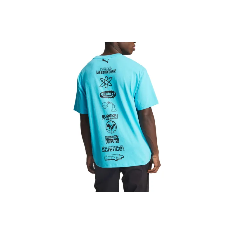 PUMA Melo X DEXTER'S Lab Men's Basketball Tee-4