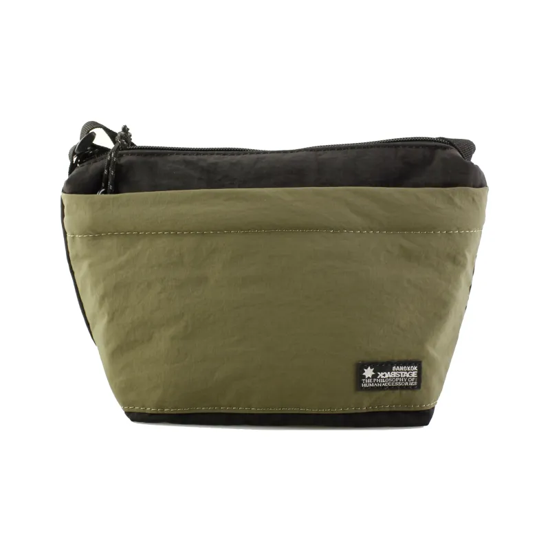BACKSTAGE Polyamide Shoulder Bag Crossbody Bag Unisex Army Green/Orange/Yellow-15