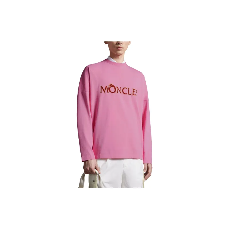 Moncler SS24 Year Of The Dragon Collection T-Shirt Men's Pink-2