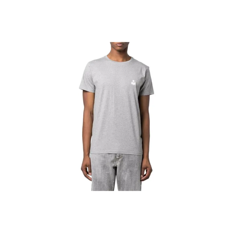 ISABEL MARANT Logo Printed Crewneck T Shirt-1