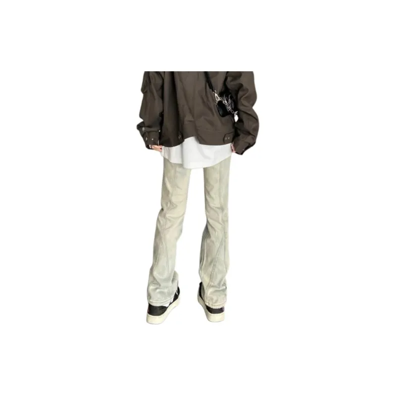 TESTUNG Classic Jeans Style Unisex Yellow Mud Tone-2