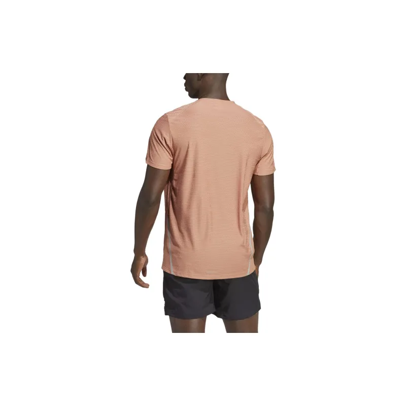 Adidas T-Shirts Men Pink Orange-1