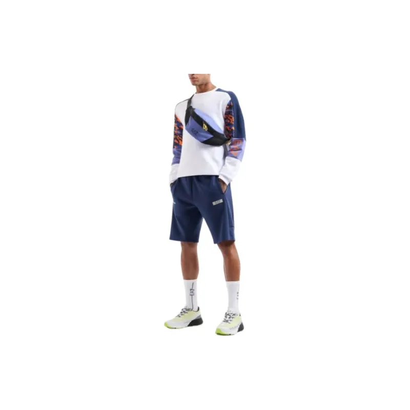 EMPORIO ARMANI EA7 SS24 Casual Shorts Men's Navy Blue-5