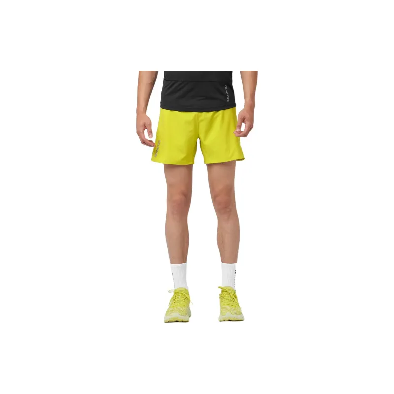 SALOMON CROSS 5' Casual Shorts Men's Yellow-1