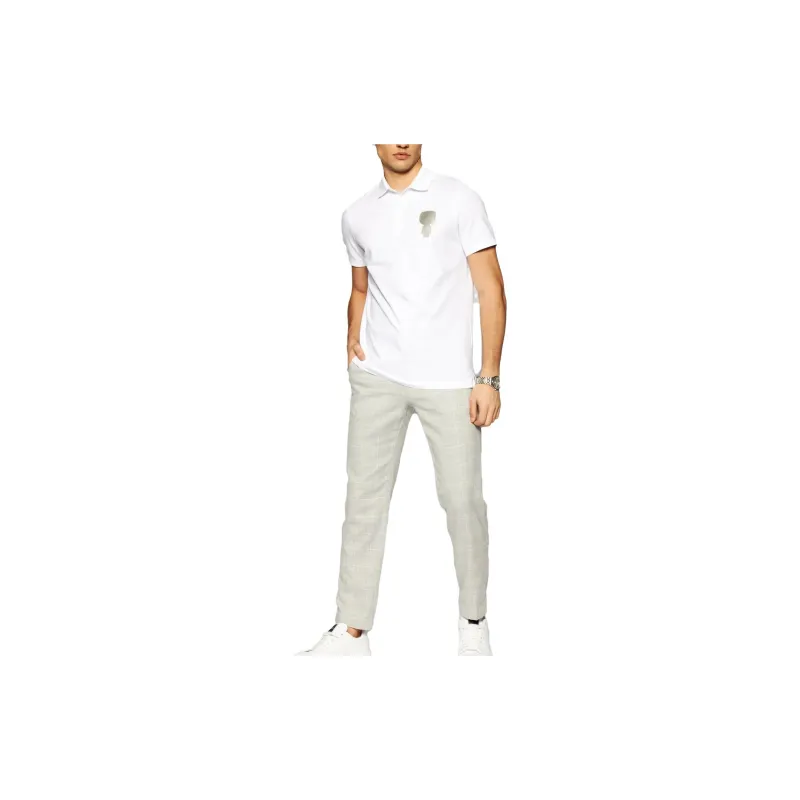 KARL LAGERFELD / Karl Lagerfeld Jeans Polo Shirts Men White-1