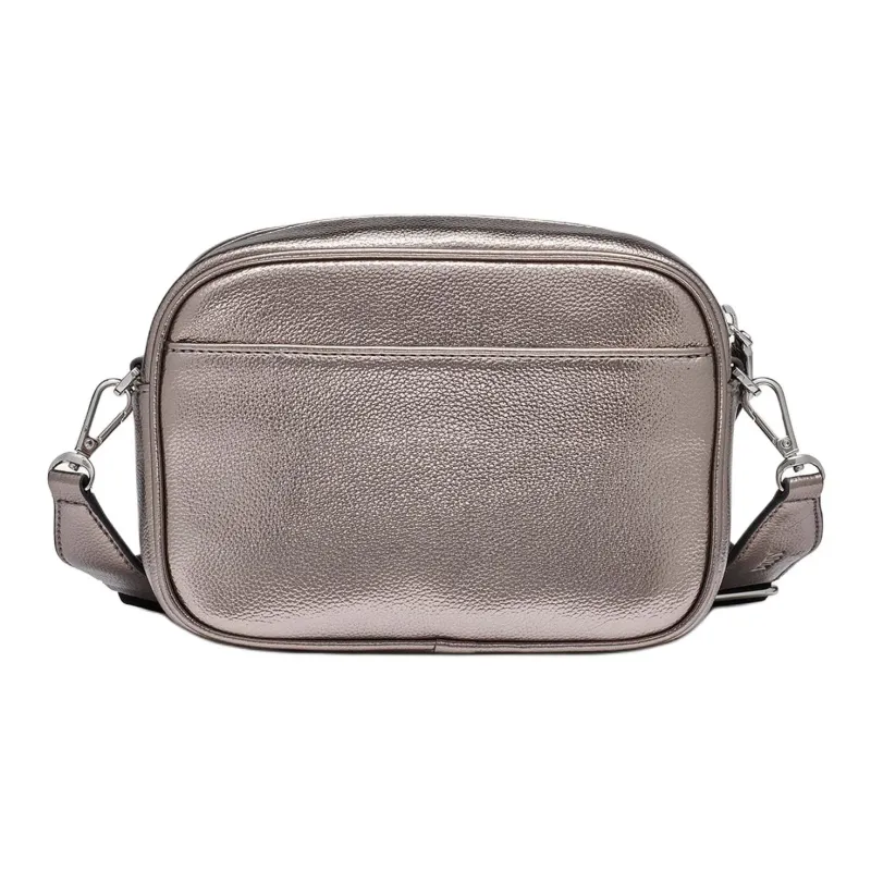 DKNY Artificial Leather Shoulder Bag Crossbody Bag Women's Gray-3