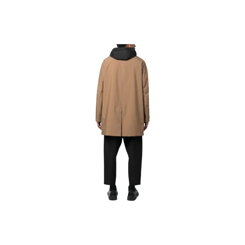 Ermenegildo Zegna Long sleeve Hooded Raincoat-2