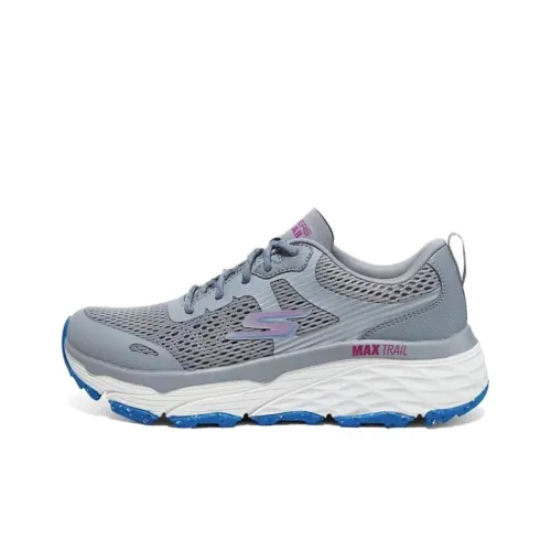 Skechers WOMEN'S GO Series Running Shoes Women's Low-Top Gray Blue