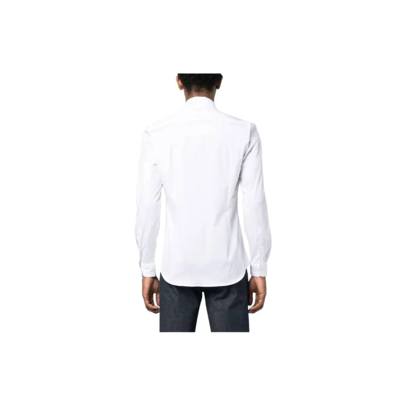 FAY Long-Sleeved Button-Down Shirt-4