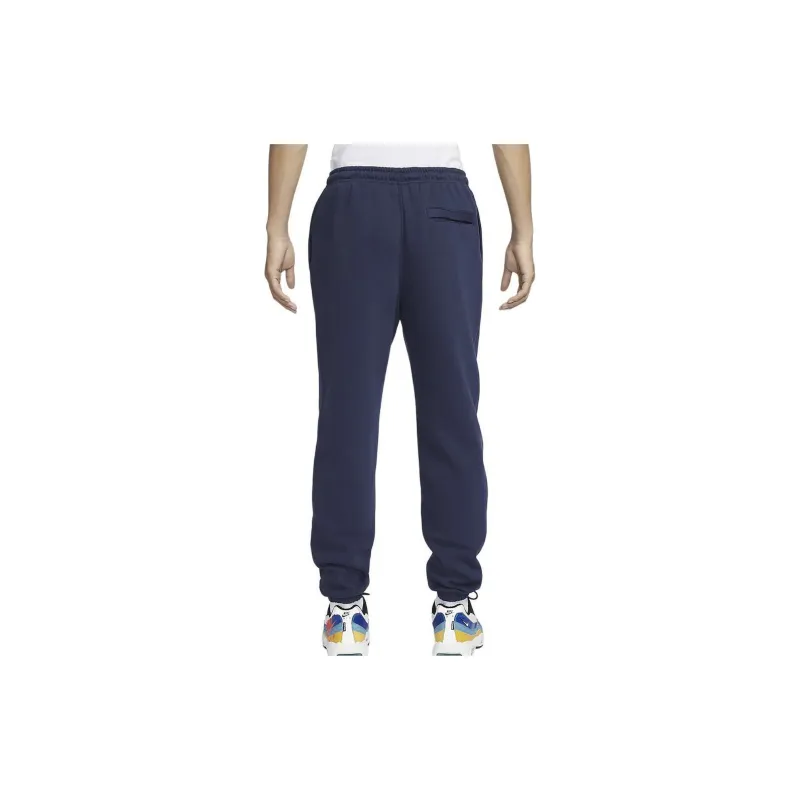 Nike Club Fleece Knitted Sports Pants Men's Deep Navy Blue-3