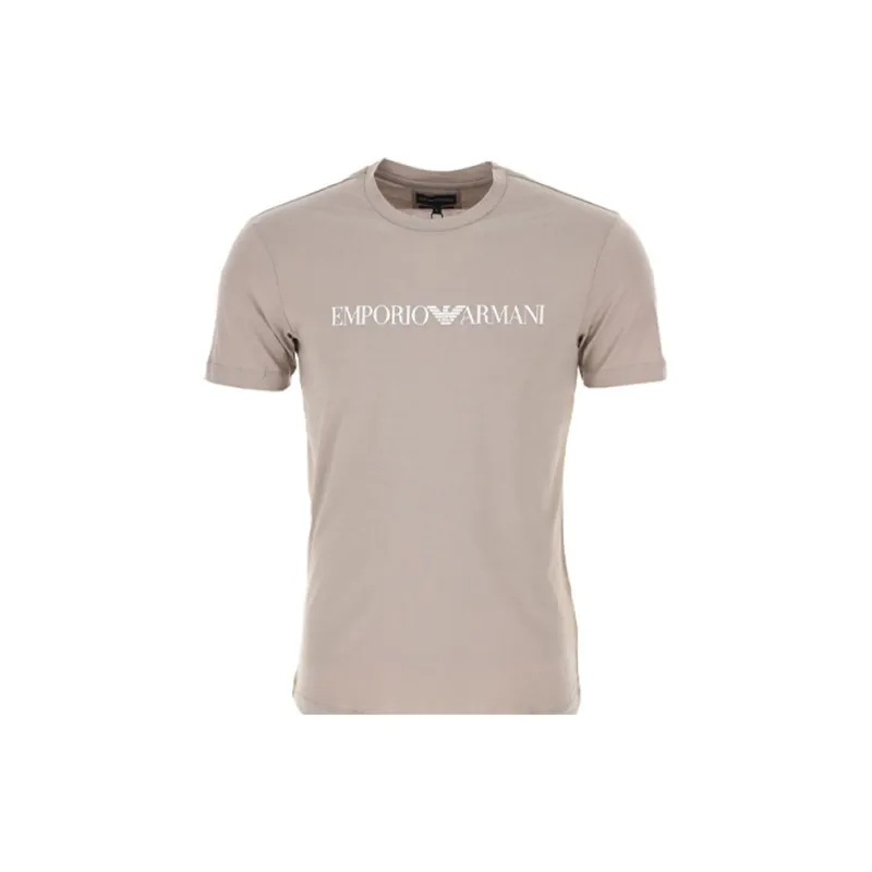 EMPORIO ARMANI Pima-jersey T-shirt With Logo Print-3