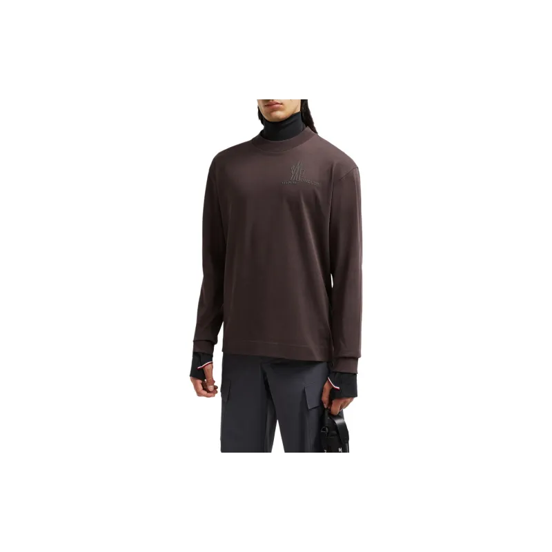 Moncler Logo Detailed Long Sleeved T Shirt-2