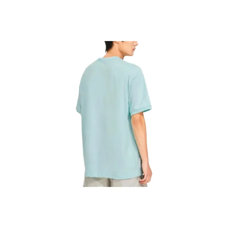 LiNing Rooovie T Shirts Unisex Ice Clear Blue-3