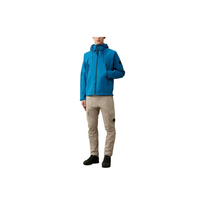 C.P.Company Pro Tek Hooded Jacke Jackets Coats Men's Blue-1