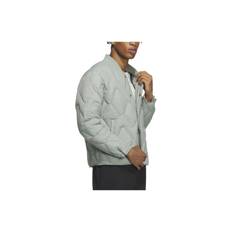 Adidas Down Jackets Unisex Green Gray-3