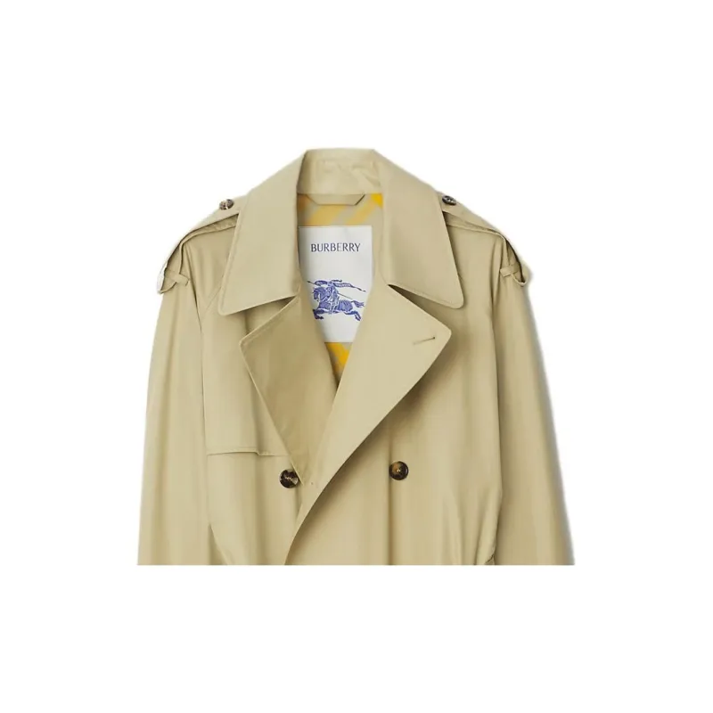 Burberry Trench Coat Men's Beige-6