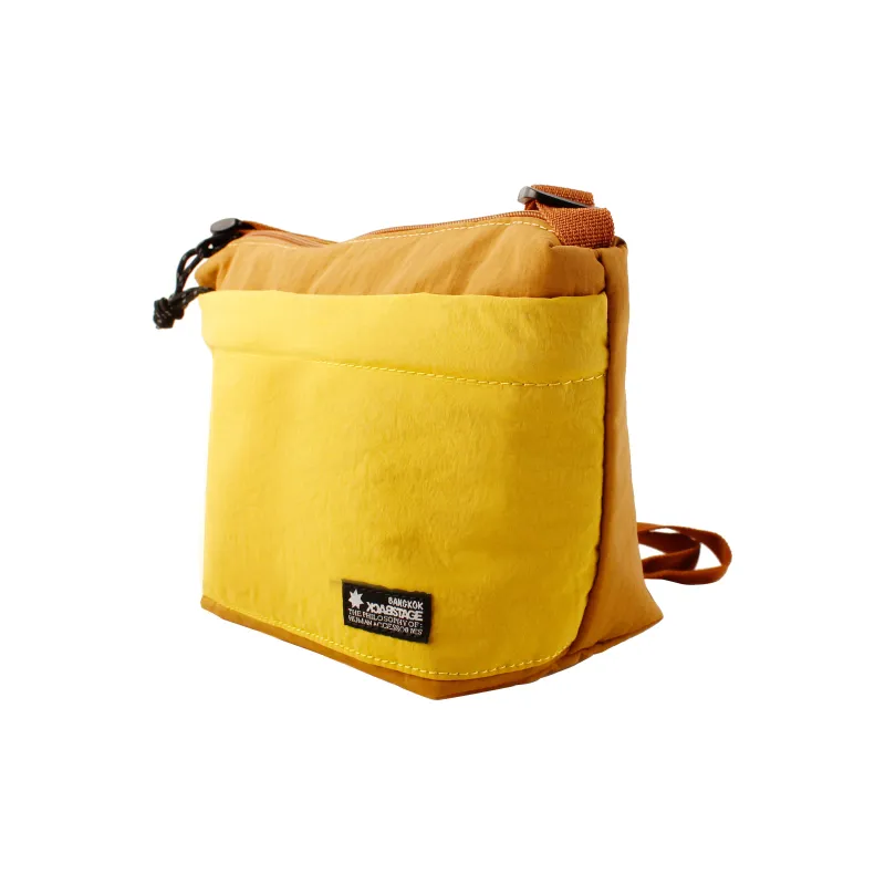 BACKSTAGE Polyamide Shoulder Bag Crossbody Bag Unisex Army Green/Orange/Yellow-10