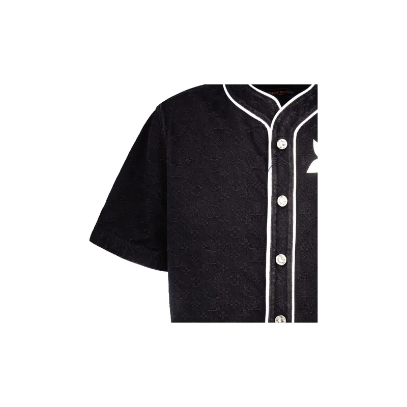 LOUIS VUITTON Shirt Men's Black-3