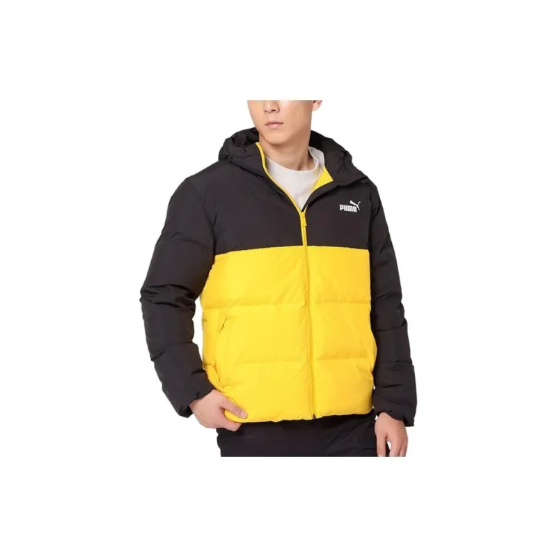 PUMA Down Jackets Men Yellow-5