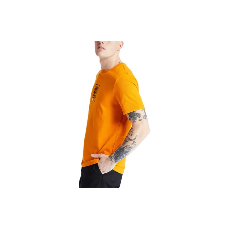 Timberland T-Shirts Men Orange-6