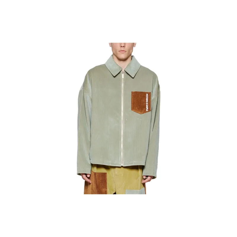 THE ELDER STATESMAN Jackets Coats Men's Olive Green-2