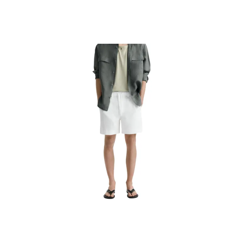 ZARA Casual Shorts Men White-2