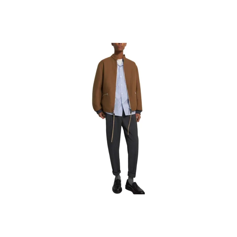 THEORY Jackets Men Brown-1