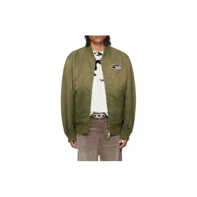 DIESEL J Kepes Logo plaque Bomber Jacket-2