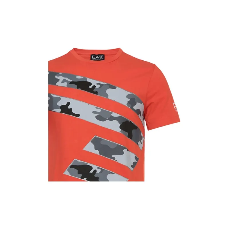 EMPORIO ARMANI T Shirts Men Orange-5