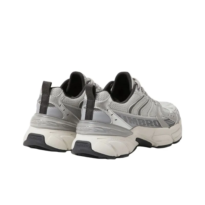 Umbro Anti Slip Wear Resistant Low Top Running Shoes Unisex White Gray-3
