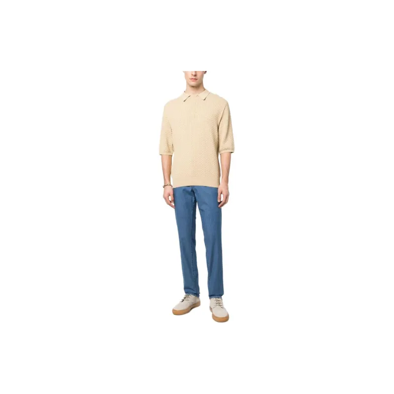 Canali Straight leg Denim Jeans-1