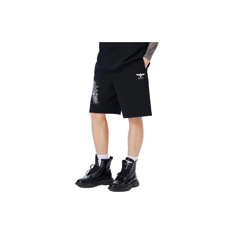 Boy London Casual Shorts Men's Silver-2
