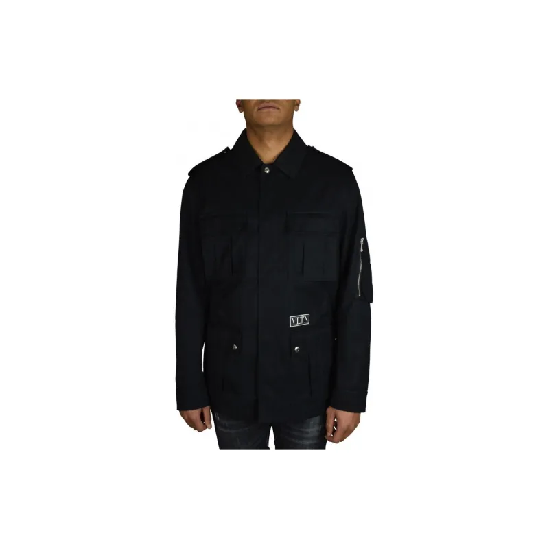 Valentino Jackets Men Black-2