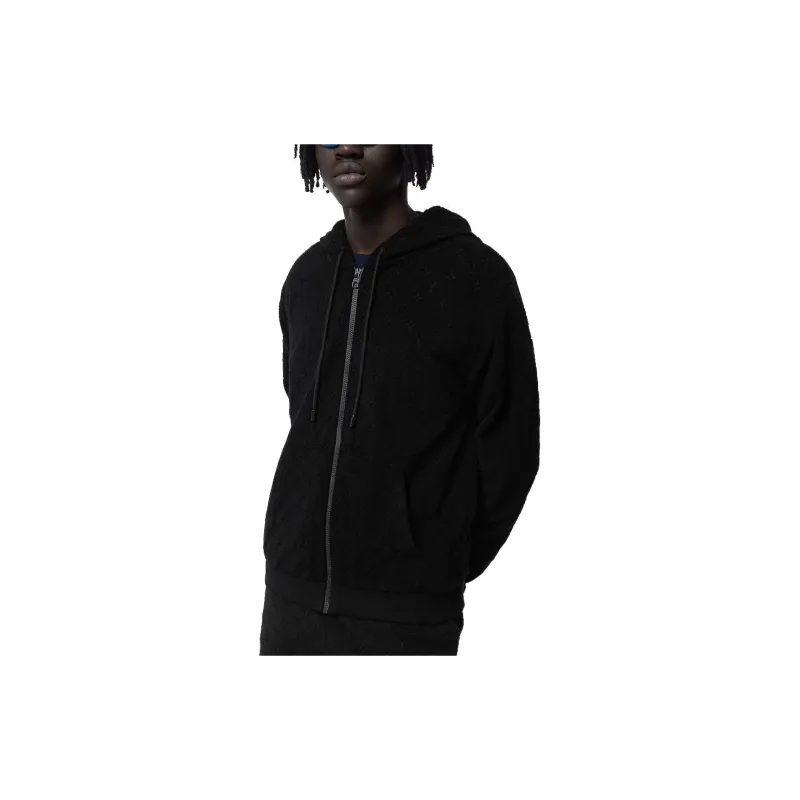 LOUIS VUITTON Monogram French Terry Zip Through Hoodie-3