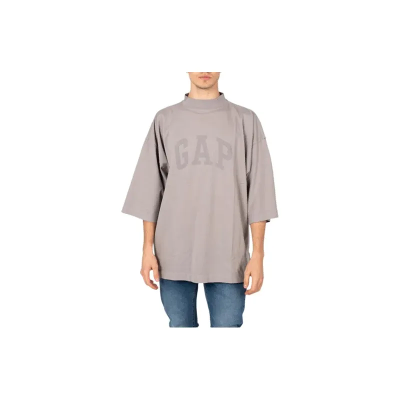 Balenciaga X Gap X YEEZY T Shirts Unisex Gray-5