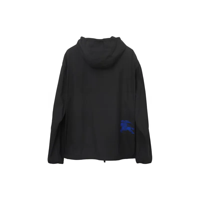 Burberry EKD Embroidered Hooded Zipped Lightweight Jacket-1